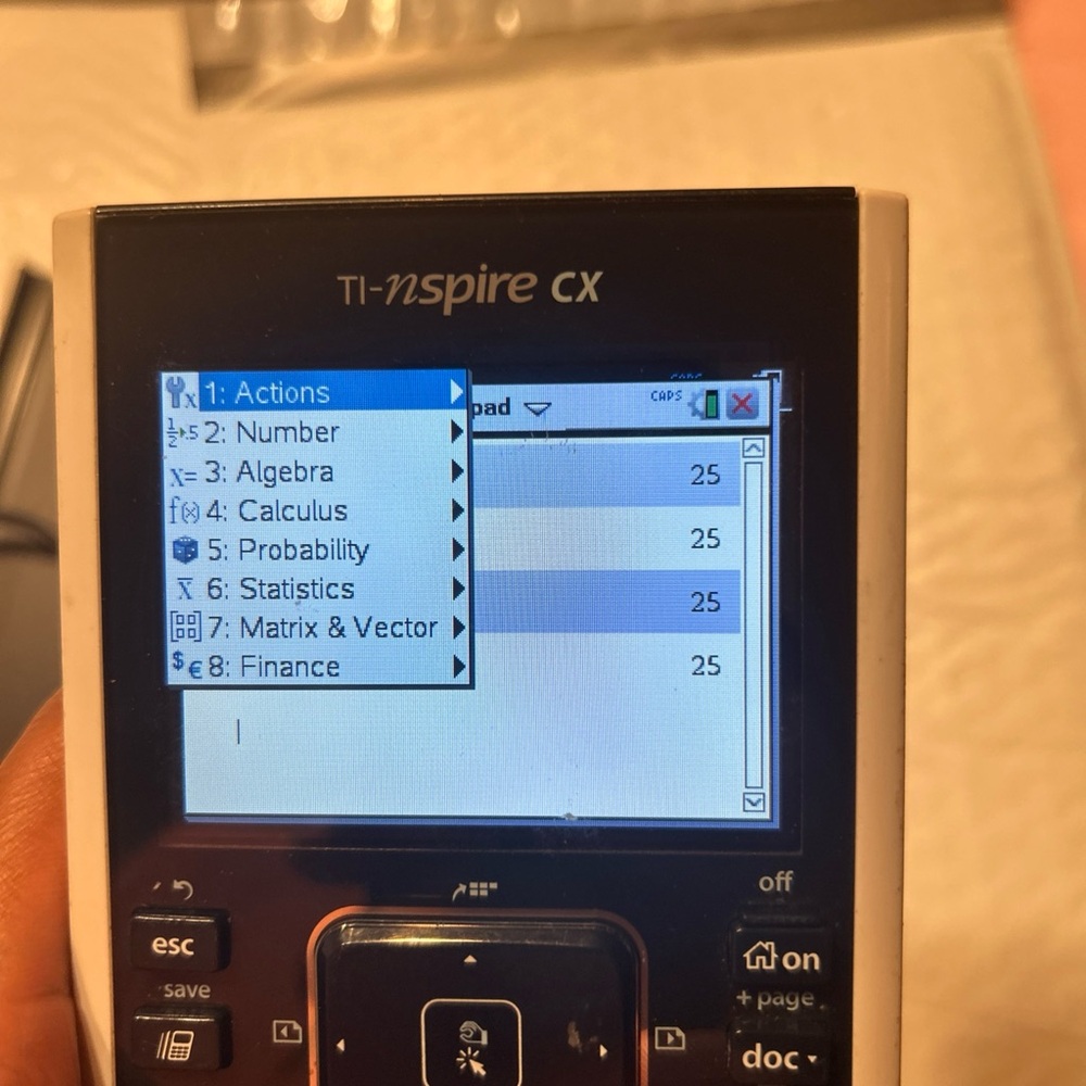 Texas Instruments TI Nspire CX Graphing Calculator Tested Color - Picture 5 of 12